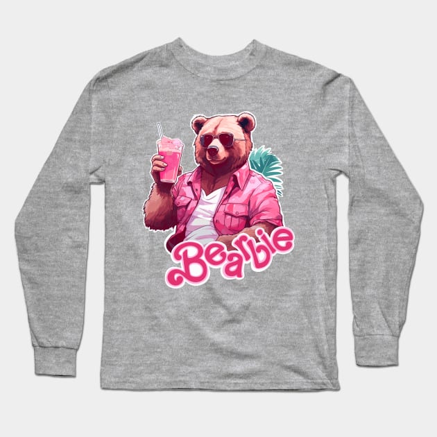 Bearbie, Gay Bear LGBTQ+ Barbie! Long Sleeve T-Shirt by ForAnyoneWhoCares